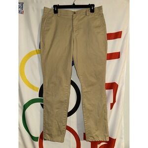 Onward Reserve Khaki Pants Mens 32x30 Beige Casual Golf Cotton